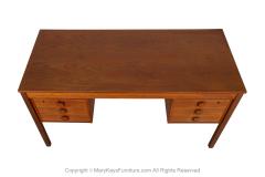 Mid Century Danish Teak Desk - 3896259