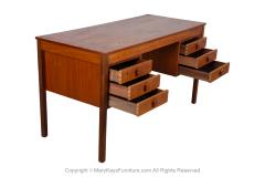 Mid Century Danish Teak Desk - 3896261