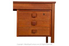 Mid Century Danish Teak Desk - 3896264