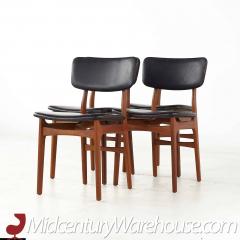 Mid Century Danish Teak Dining Chairs Set of 4 - 3691725