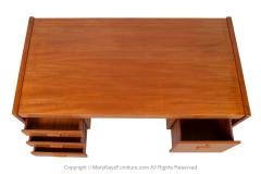 Mid Century Danish Teak Large Executive Desk - 3973691