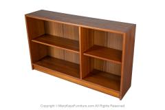 Mid Century Danish Teak Low Compact Bookcase - 3981753