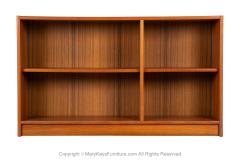 Mid Century Danish Teak Low Compact Bookcase - 3981758