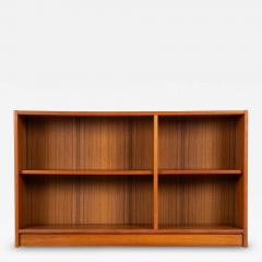 Mid Century Danish Teak Low Compact Bookcase - 3985089