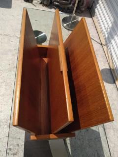 Mid Century Danish Teak Magazine Rack - 3833159