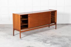 Mid Century Danish Teak Tambour Sideboard - 2665401