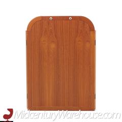 Mid Century Danish Teak Vanity Mirror - 3689722