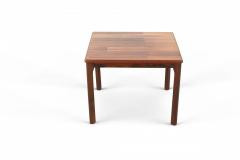Mid Century Danish Walnut Square End Table - 4670014