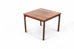 Mid Century Danish Walnut Square End Table - 4670015
