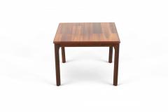 Mid Century Danish Walnut Square End Table - 4670016