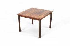 Mid Century Danish Walnut Square End Table - 4670017