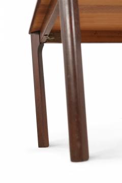 Mid Century Danish Walnut Square End Table - 4670021