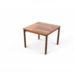 Mid Century Danish Walnut Square End Table - 4734396