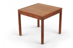 Mid Century Danish Walnut Square End Table - 4670025