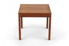 Mid Century Danish Walnut Square End Table - 4670028