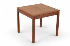 Mid Century Danish Walnut Square End Table - 4670029