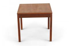 Mid Century Danish Walnut Square End Table - 4670030