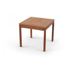Mid Century Danish Walnut Square End Table - 4734397