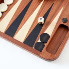 Mid Century Danish Wooden Backgammon Set - 2657862