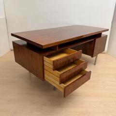 Mid Century Desk Rosewood Veneer Germany circa 1960 - 4611396
