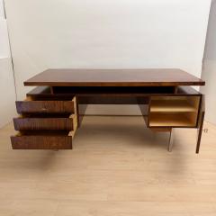 Mid Century Desk Rosewood Veneer Germany circa 1960 - 4611398
