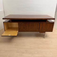 Mid Century Desk Rosewood Veneer Germany circa 1960 - 4611402