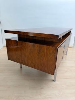 Mid Century Desk Rosewood Veneer Germany circa 1960 - 4611404