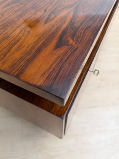 Mid Century Desk Rosewood Veneer Germany circa 1960 - 4611405