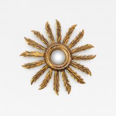 Mid Century Diminutive Starburst Mirror - 2769873