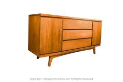 Mid Century Dresser Credenza Brass Pulls - 2957759