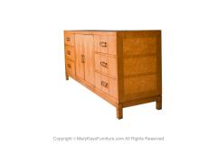 Mid Century Dresser Credenza Diamond Front - 2959050