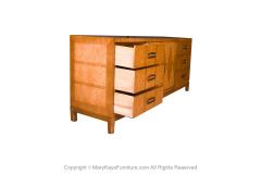 Mid Century Dresser Credenza Diamond Front - 2959066