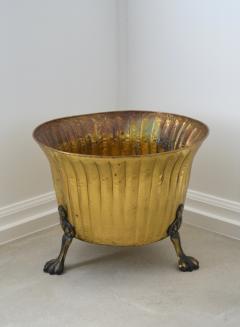 Mid Century English Brass Jardiniere - 2287627