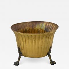 Mid Century English Brass Jardiniere - 2289411