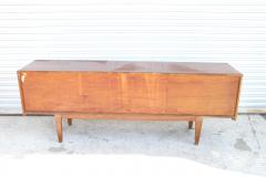 Mid Century English Walnut Credenza 1960s - 4215235
