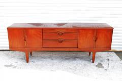 Mid Century English Walnut Credenza 1960s - 4215252