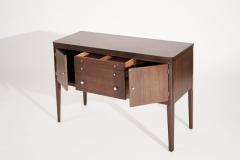 Mid Century Entry Console Table in Mahogany C 1950s - 2884171