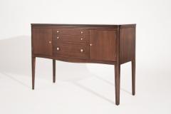 Mid Century Entry Console Table in Mahogany C 1950s - 2884173