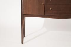 Mid Century Entry Console Table in Mahogany C 1950s - 2884175