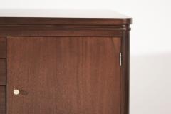 Mid Century Entry Console Table in Mahogany C 1950s - 2884176