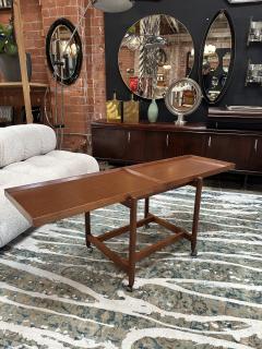 Mid Century Expandable Wood Italian Coffee Table 1980s - 2873974