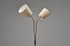Mid Century Floor Lamp with Adjustable Light Points Europe 1940s - 4776385