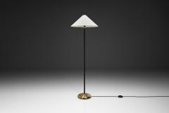 Mid Century Floor Lamp with Brass Details Europe 1950s - 4528218