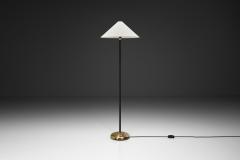 Mid Century Floor Lamp with Brass Details Europe 1950s - 4528220