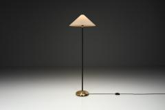 Mid Century Floor Lamp with Brass Details Europe 1950s - 4528221