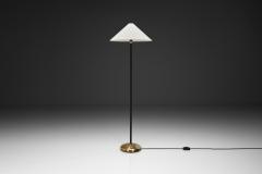 Mid Century Floor Lamp with Brass Details Europe 1950s - 4528222