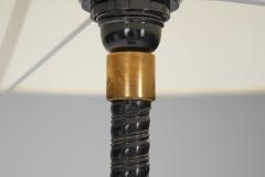 Mid Century Floor Lamp with Brass Details Europe 1950s - 4551517