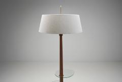 Mid Century Floor Lamp with Three Glass Shelves Europe ca 1960s - 4717728
