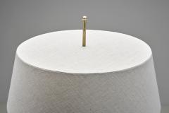 Mid Century Floor Lamp with Three Glass Shelves Europe ca 1960s - 4717729