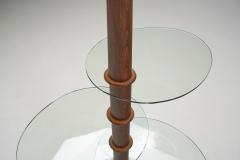 Mid Century Floor Lamp with Three Glass Shelves Europe ca 1960s - 4718941